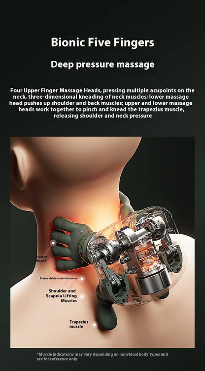 N7 Neck & Shoulder Massager - Moss Green